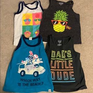 Boys size 4 tank top bundle